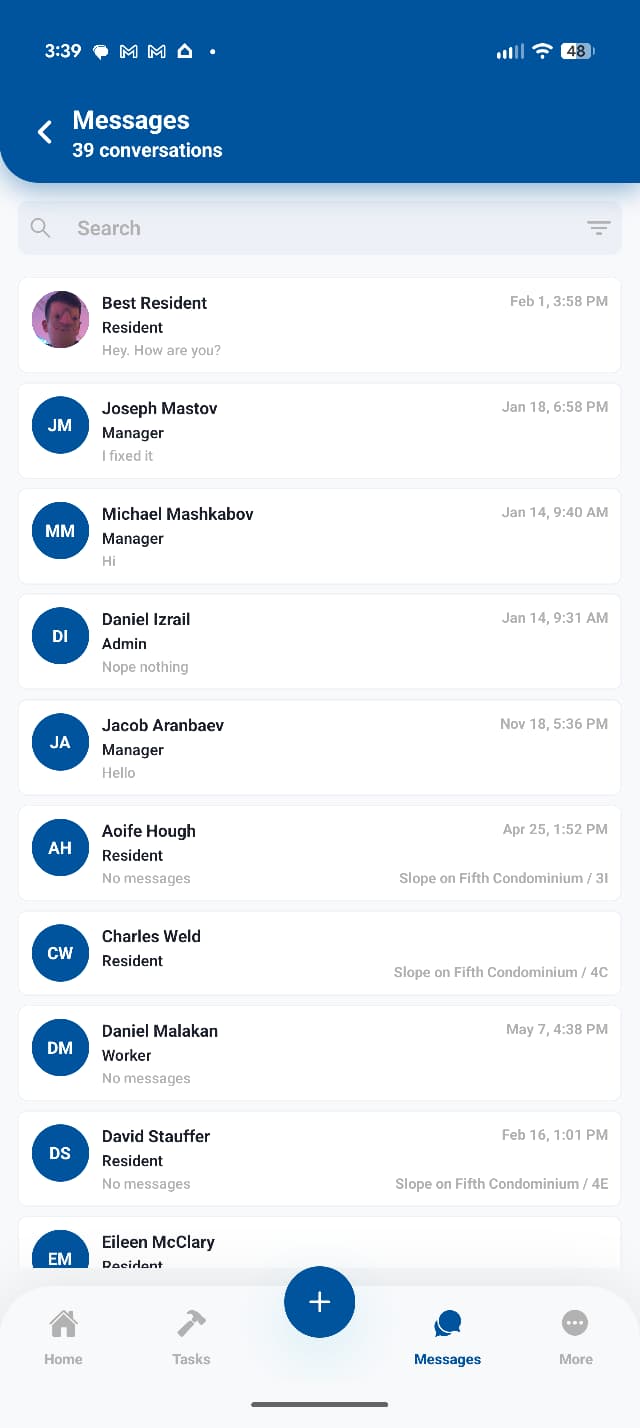Messaging in Service Guru